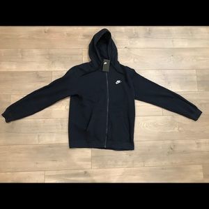 Nike Men's Navy Blue Hoodie Sweatshirt L New